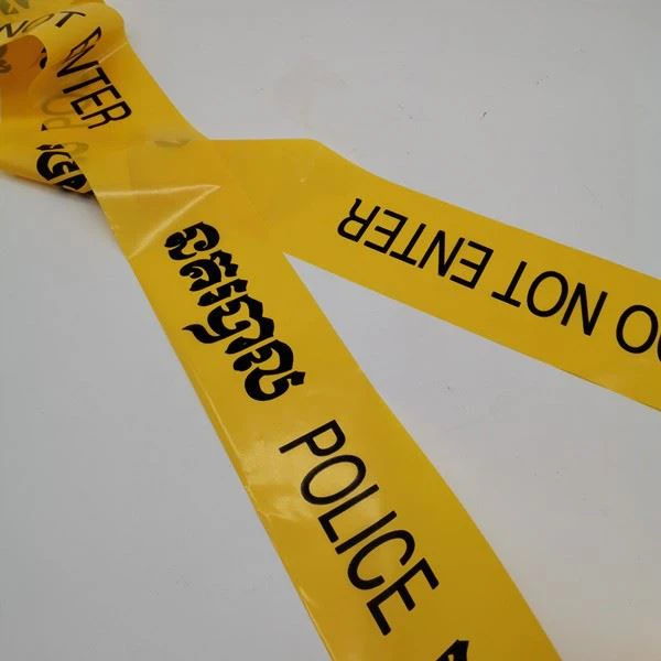 Customize Yellow CAUTION Tape Non-Adhesive Construction Caution Tape Safety Barrier Tape Ribbon Tape Warning Tape For Danger/Hazardous Areas